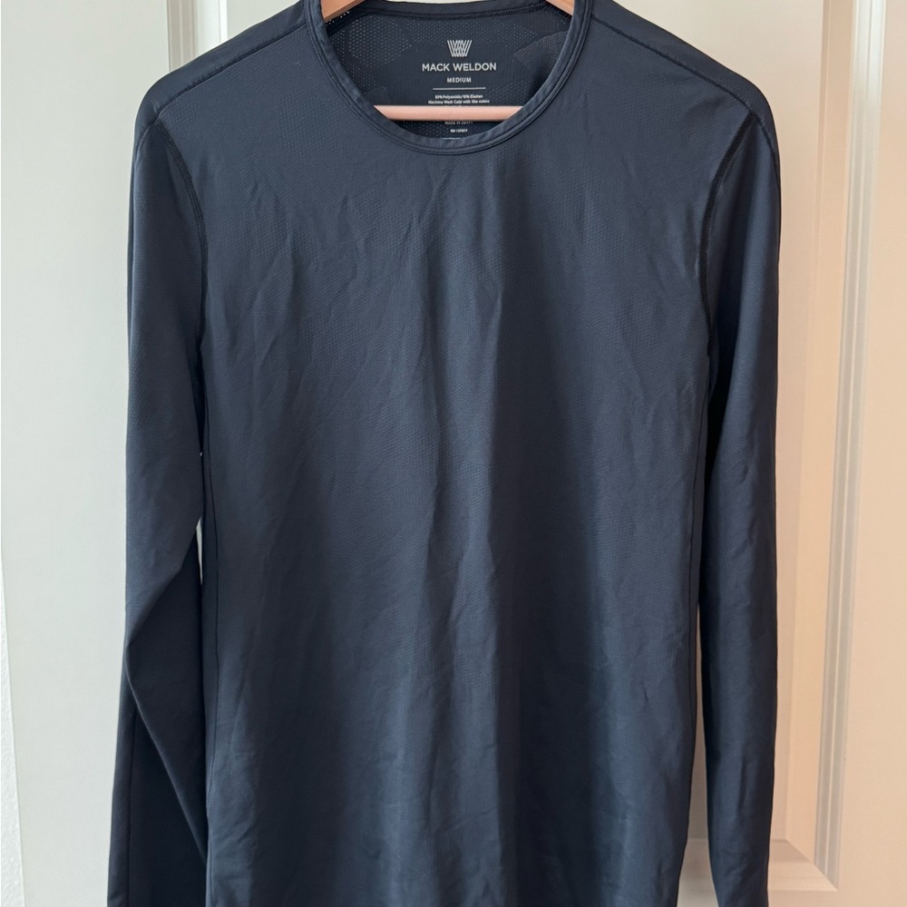 Mack Weldon Men's Black Performance L/S Shirt